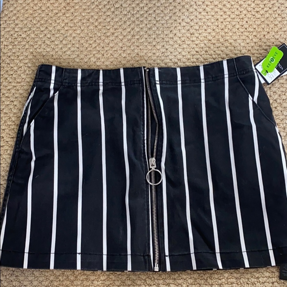 Black and white skirt